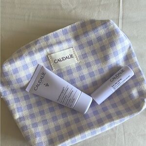 Caudalie PARIS Pouch body lotion and lip conditioner